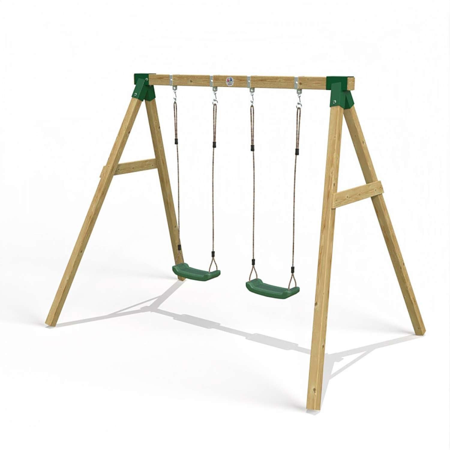 Little Rascals Double Swing Set with 2 Swing Seats