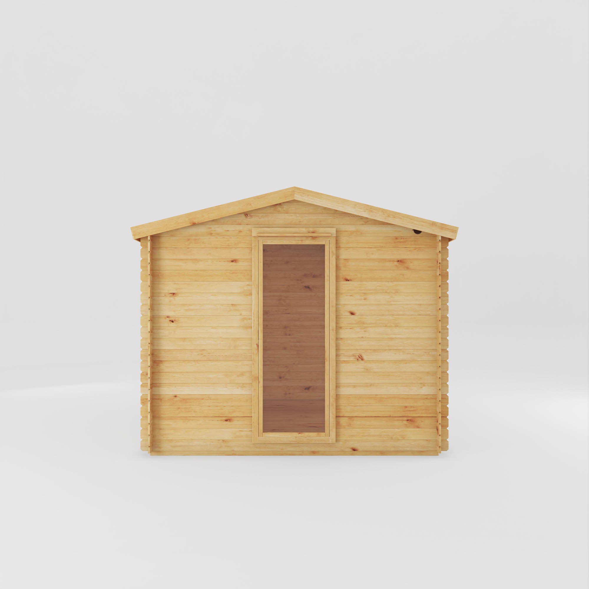 Mercia 19mm Reverse Apex Log Cabin With Side Shed (15x10) (4.6m x 3m) (SI-006-001-0040 EAN 5029442018744)