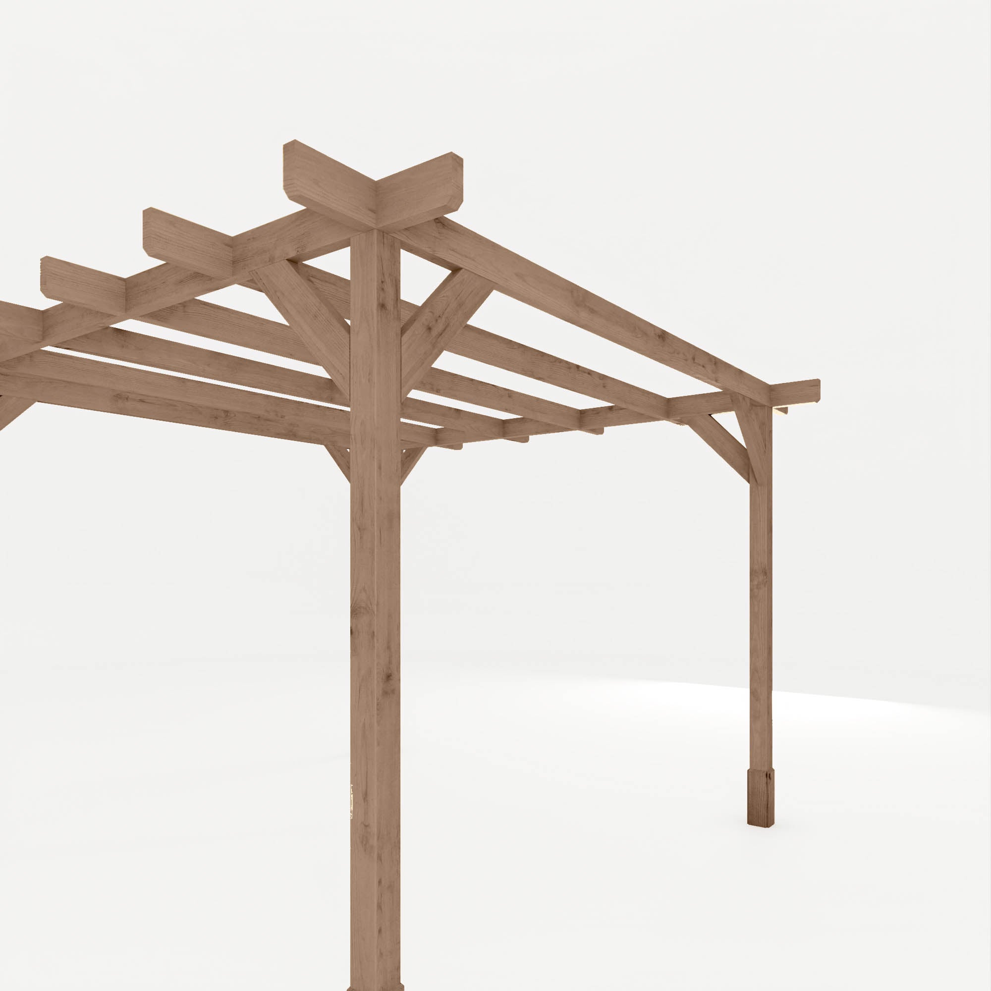 Mercia Trent Pressure Treated Pergola (3m x 3m) (SI-012-001-0001 - EAN 5029442014906)