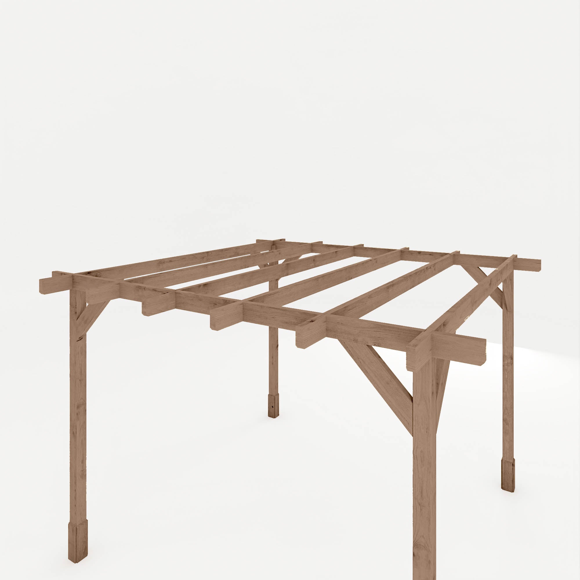 Mercia Trent Pressure Treated Pergola (3m x 3m) (SI-012-001-0001 - EAN 5029442014906)