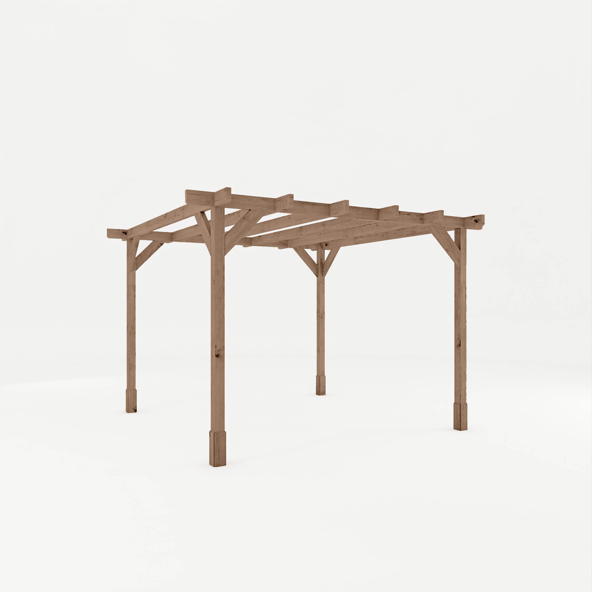 Mercia Trent Pressure Treated Pergola (3m x 3m) (SI-012-001-0001 - EAN 5029442014906)