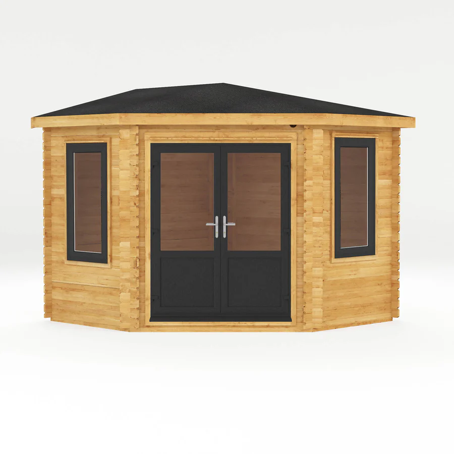 Mercia 44mm Corner Cabin (10x10) (3m x 3m) (SI-006-040-0021 EAN 5029442019246)