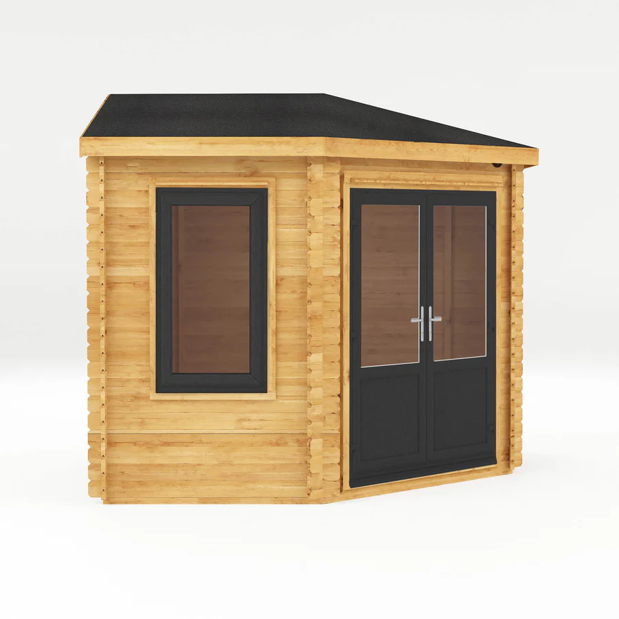 Mercia 44mm Corner Cabin (10x10) (3m x 3m) (SI-006-040-0021 EAN 5029442019246)