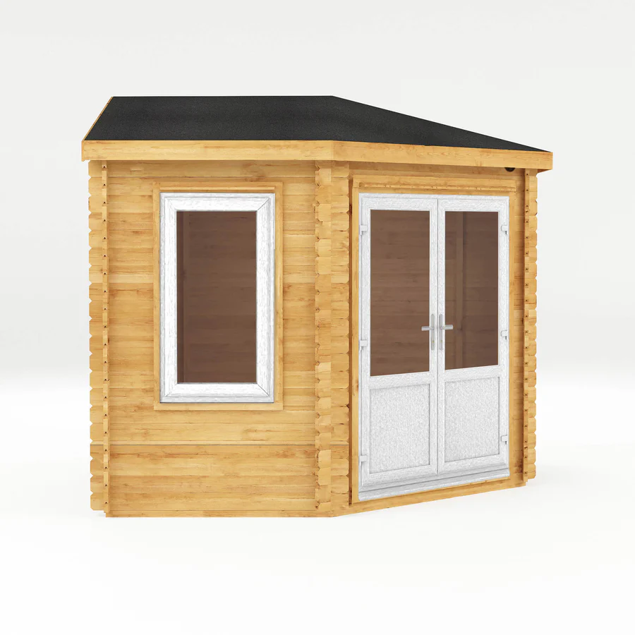 Mercia 44mm Corner Cabin (10x10) (3m x 3m) (SI-006-041-0021 EAN 5029442019222)