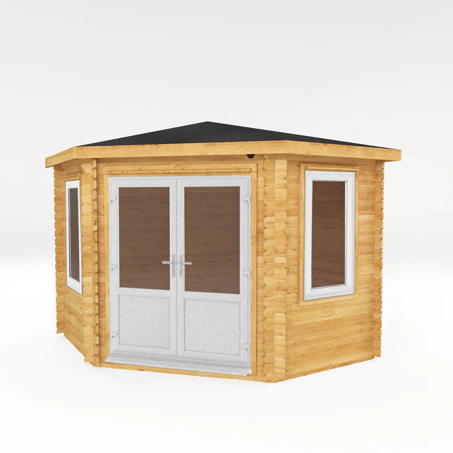 Mercia 44mm Corner Cabin (10x10) (3m x 3m) (SI-006-041-0021 EAN 5029442019222)