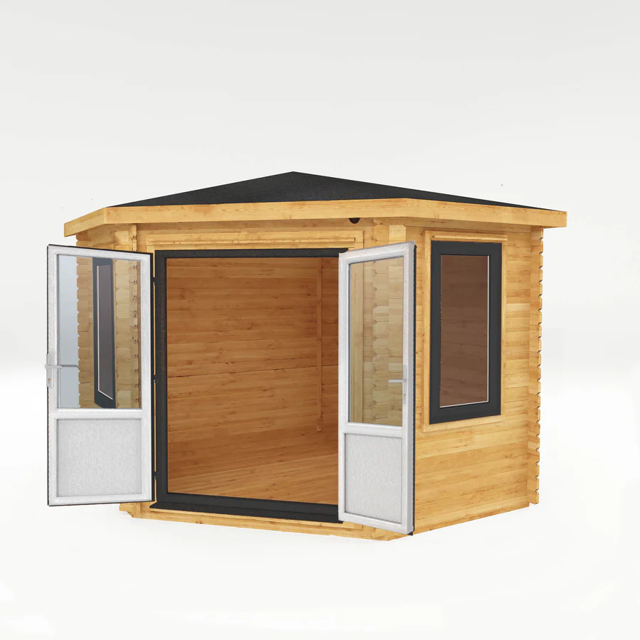 Mercia 44mm Corner Cabin (10x10) (3m x 3m) (SI-006-040-0021 EAN 5029442019246)