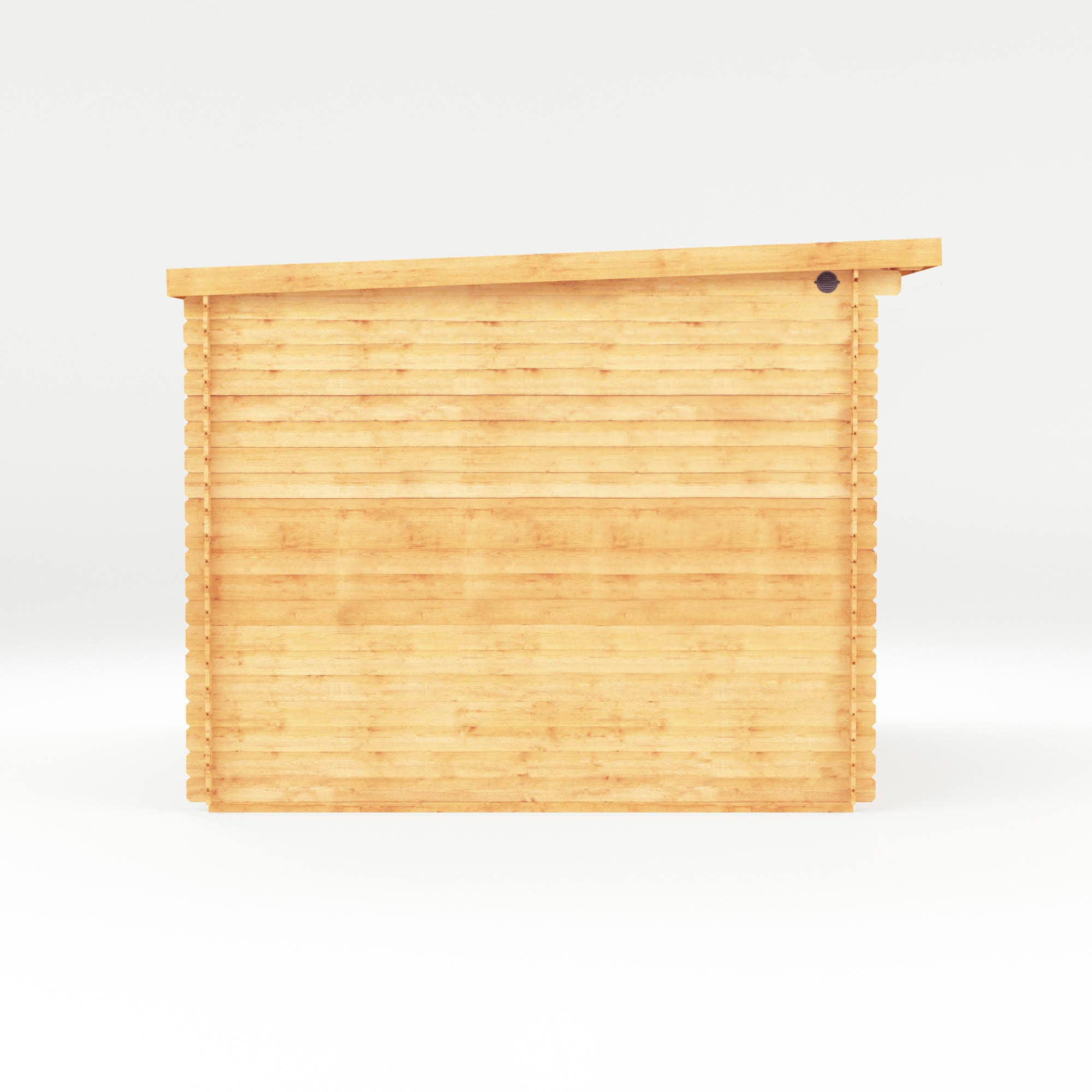 Mercia 28mm Elite Pent Log Cabin With Side Shed (13x10) (4.1m x 3m) (SI-006-002-0071 EAN 5029442019178)