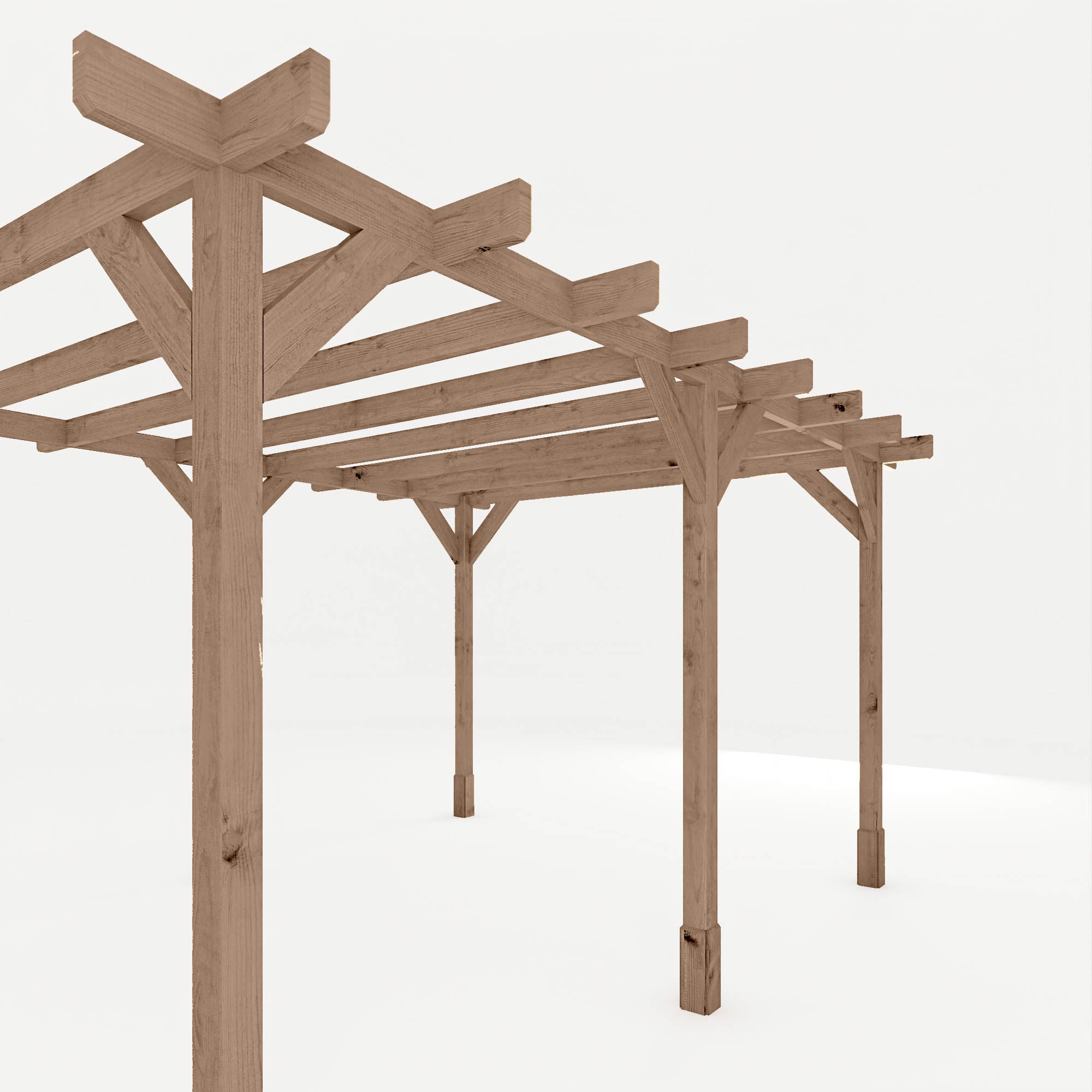 Mercia Trent Pressure Treated Pergola (3m x 4m) (SI-012-001-0002 - EAN 5029442014913)
