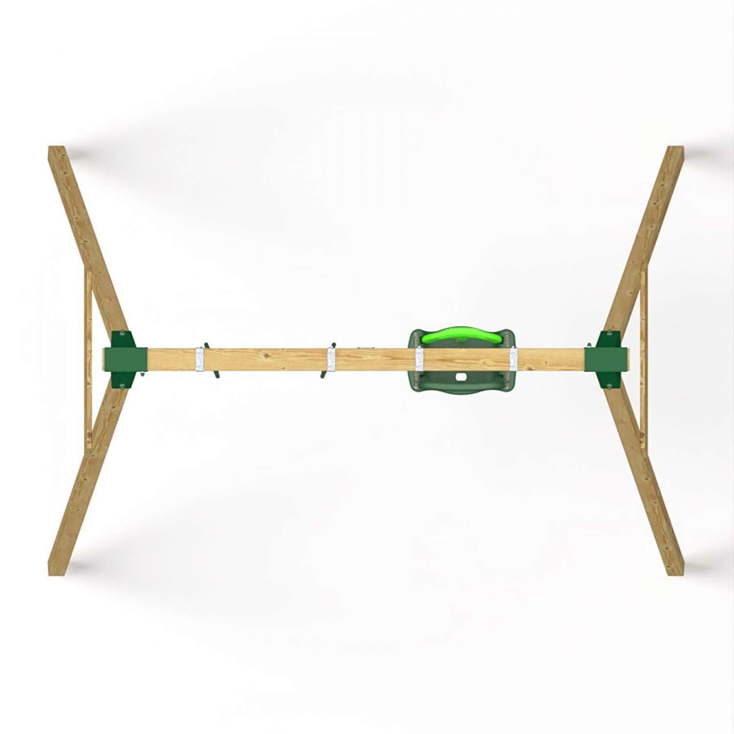 Little Rascals Double Swing Set with 3 in 1 Baby Seat & Trapeze Bar