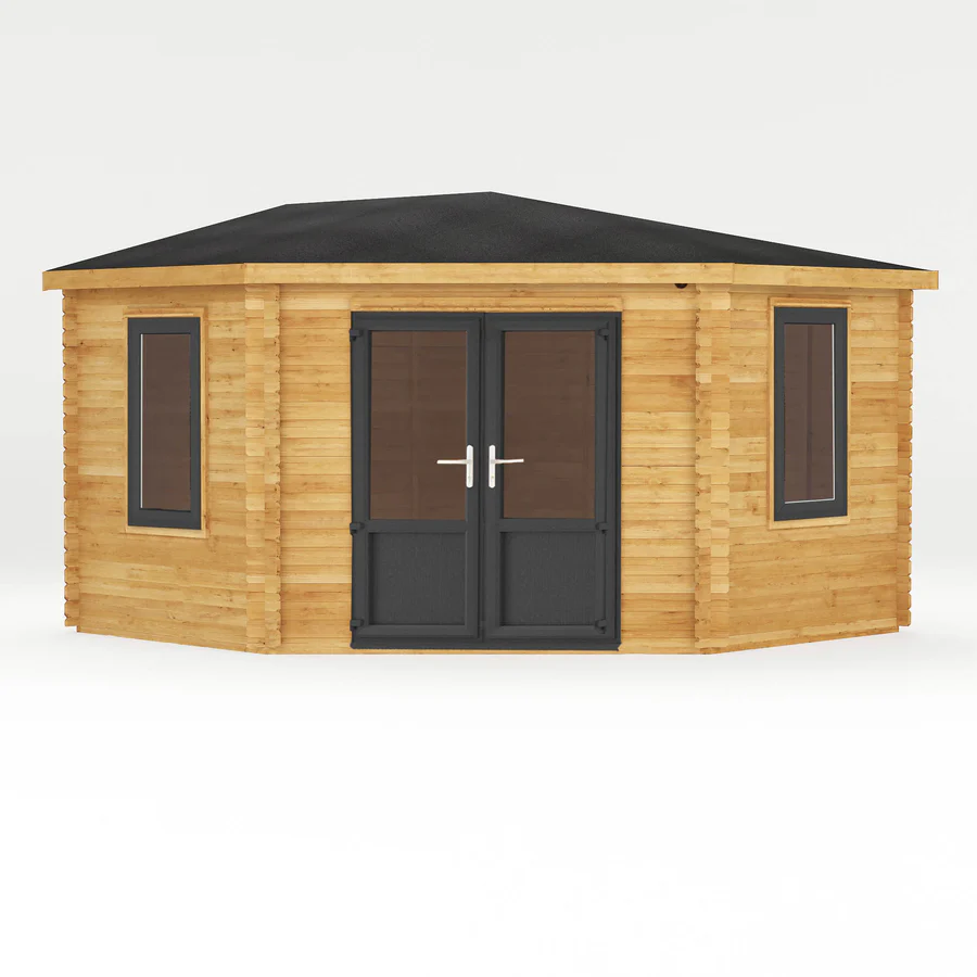 Mercia 44mm Corner Cabin (13x13) (4m x 4m) (SI-006-040-0022 EAN 5029442019277)