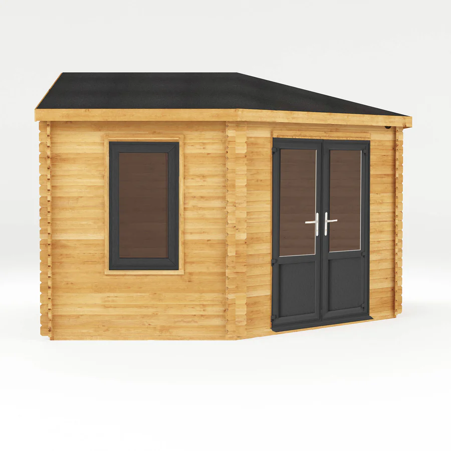 Mercia 44mm Corner Cabin (13x13) (4m x 4m) (SI-006-040-0022 EAN 5029442019277)