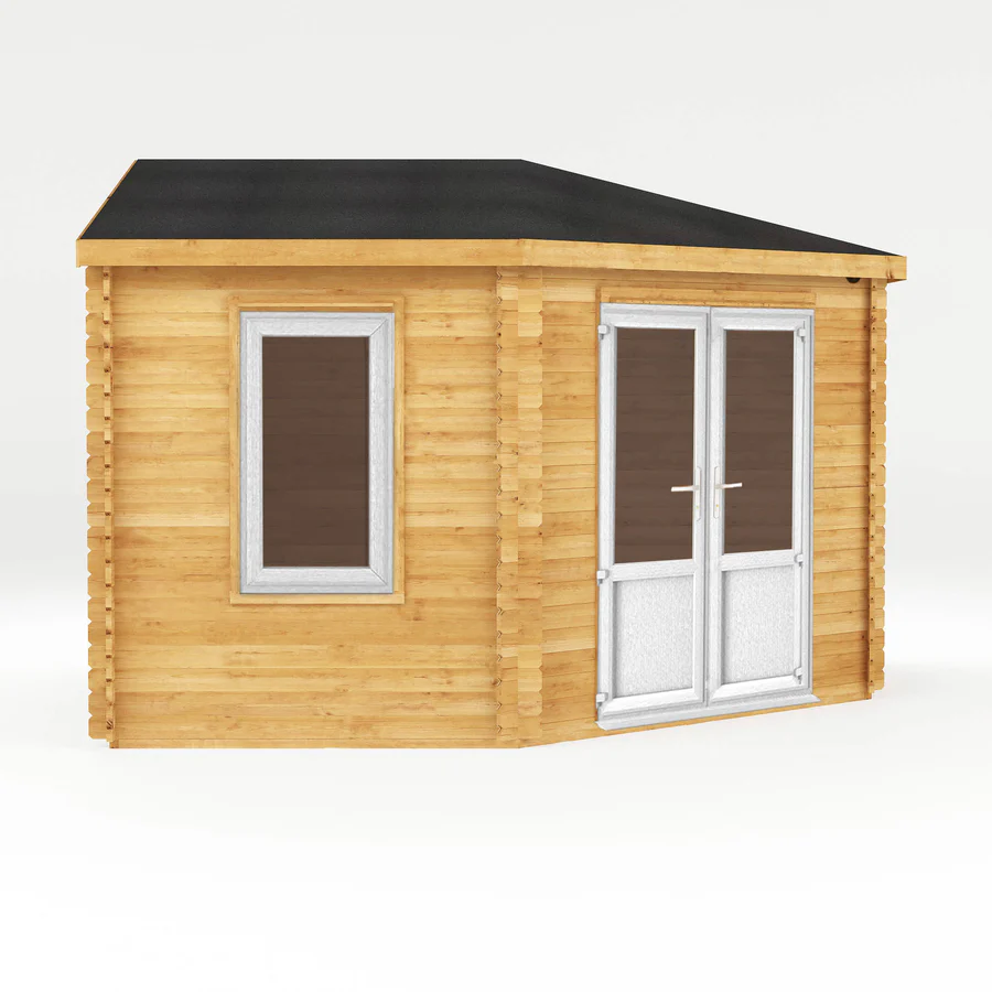 Mercia 44mm Corner Cabin (13x13) (4m x 4m) (SI-006-041-0022 EAN 5029442019253)