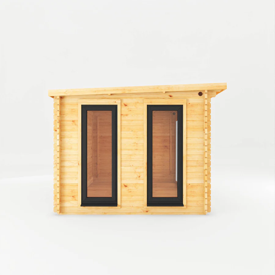 Mercia 44mm Studio Pent Log Cabin (13x10) (4m x 3m) (SI-006-040-0002 EAN 5029442018867)