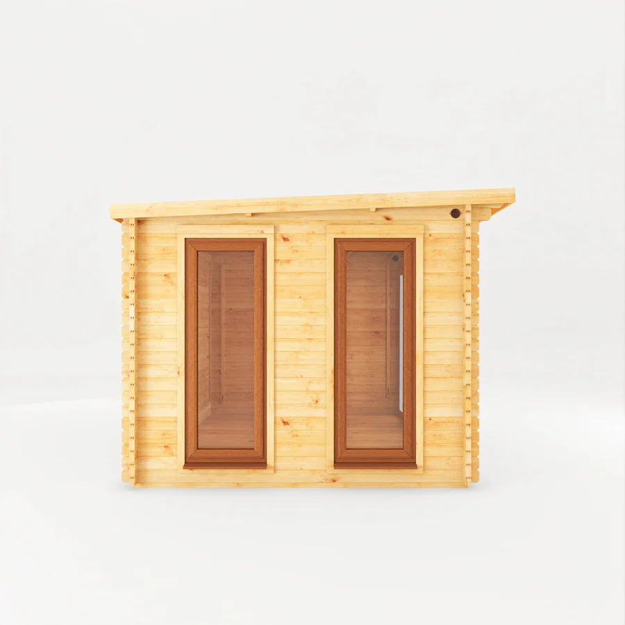 Mercia 44mm Studio Pent Log Cabin (13x10) (4m x 3m) (SI-006-042-0002 EAN 5029442018850)