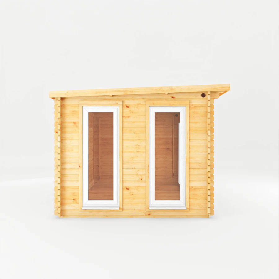 Mercia 44mm Studio Pent Log Cabin (13x10) (4m x 3m) (SI-006-041-0002 EAN 5029442018843)