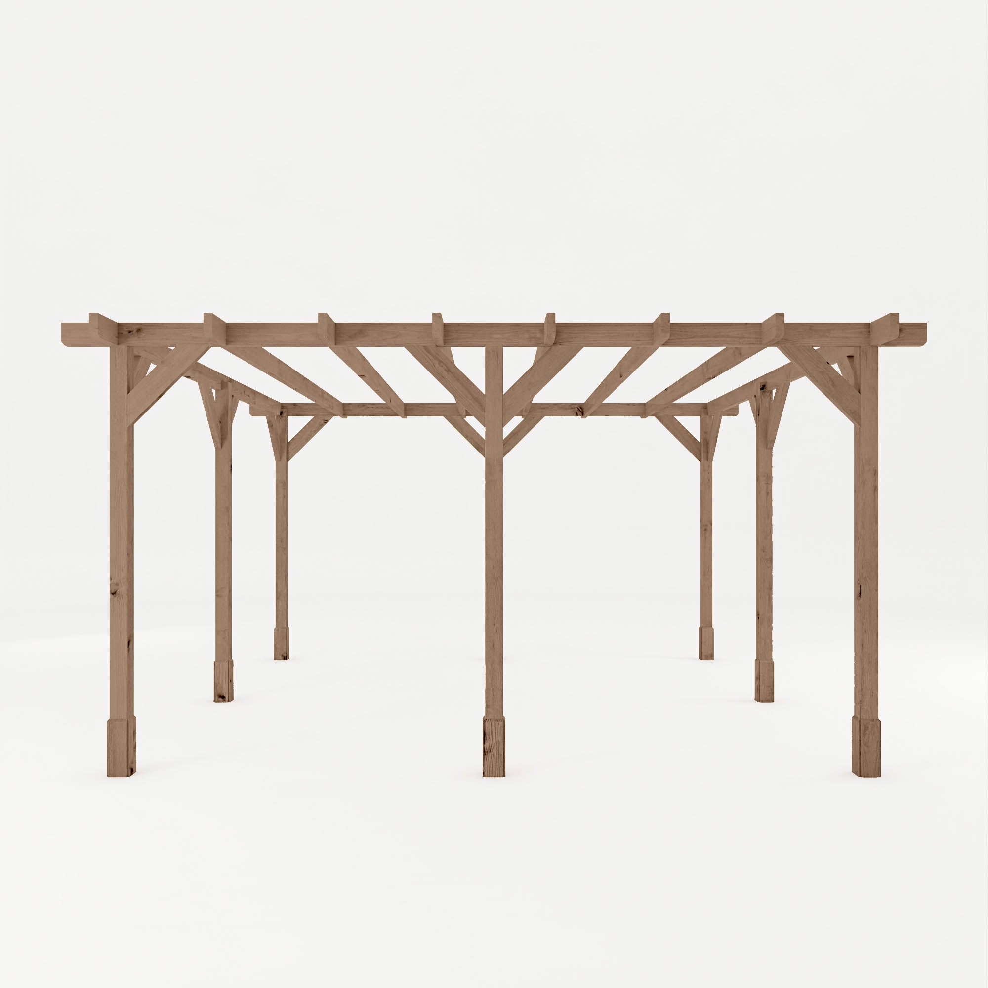 Mercia Trent Pressure Treated Pergola (4m x 4m) (SI-012-001-0003 - EAN 5029442014920)