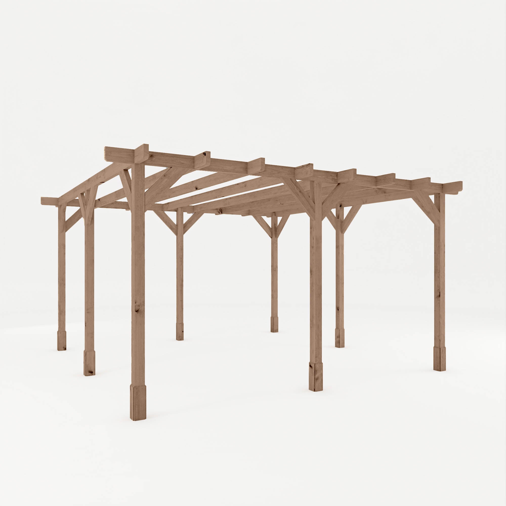 Mercia Trent Pressure Treated Pergola (4m x 4m) (SI-012-001-0003 - EAN 5029442014920)