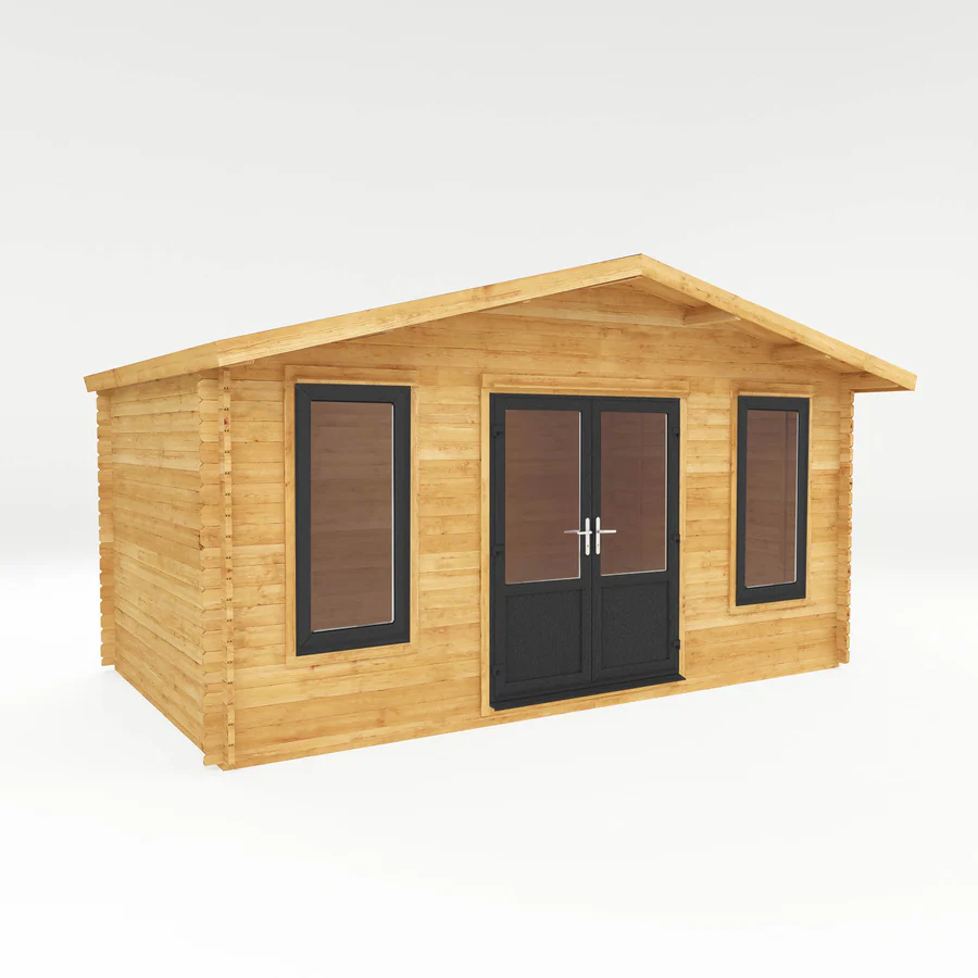 Mercia 44mm Retreat Log Cabin (16x10) (5m x 3m) (SI-006-040-0020 EAN 5029442019215)
