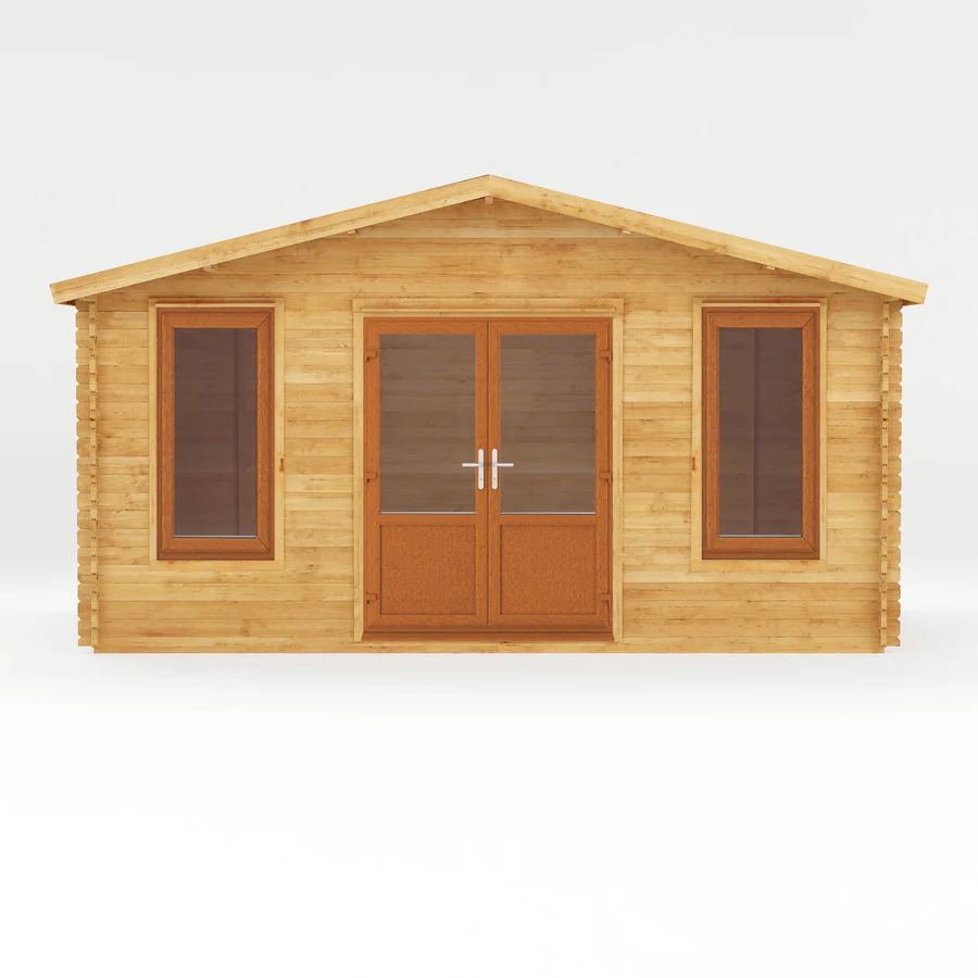 Mercia 44mm Retreat Log Cabin (16x10) (5m x 3m) (SI-006-042-0020 EAN 5029442019208)