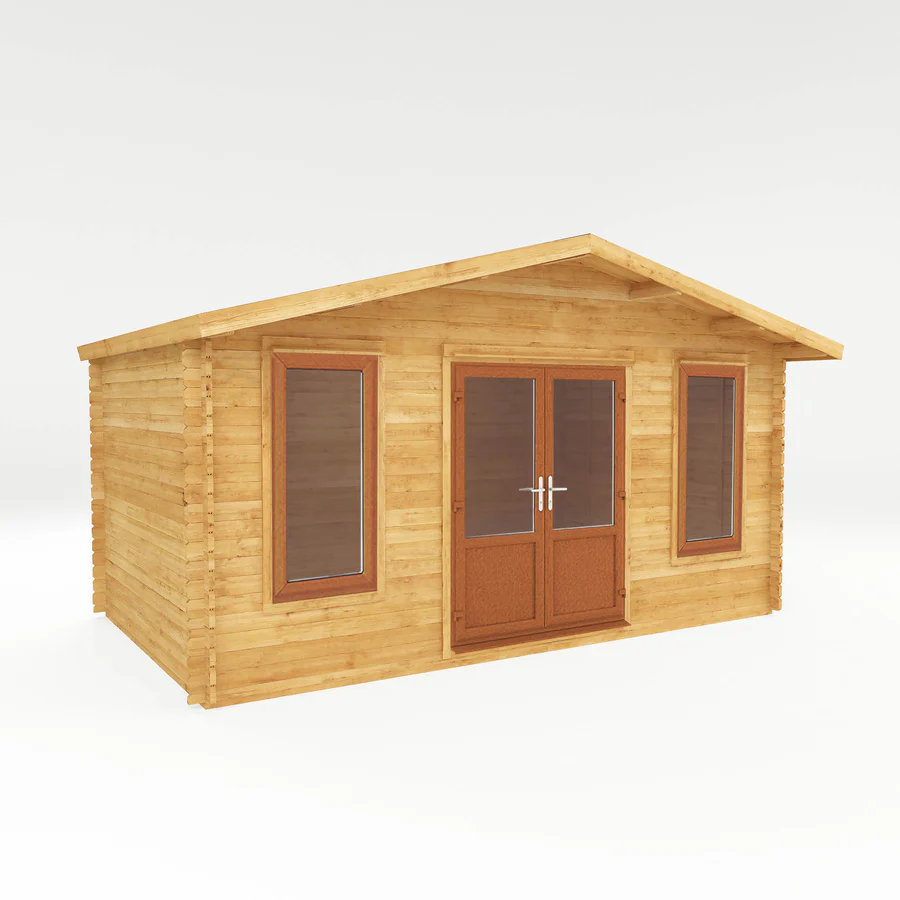 Mercia 44mm Retreat Log Cabin (16x10) (5m x 3m) (SI-006-042-0020 EAN 5029442019208)