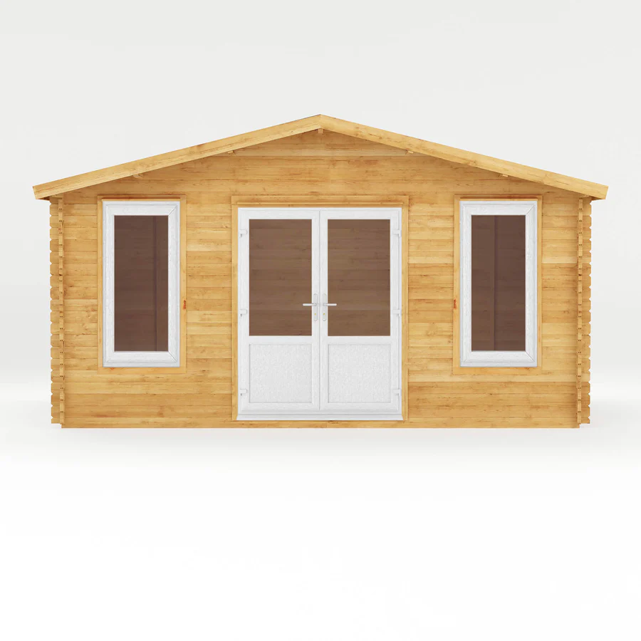 Mercia 44mm Retreat Log Cabin (16x10) (5m x 3m) (SI-006-041-0020 EAN 5029442019192)