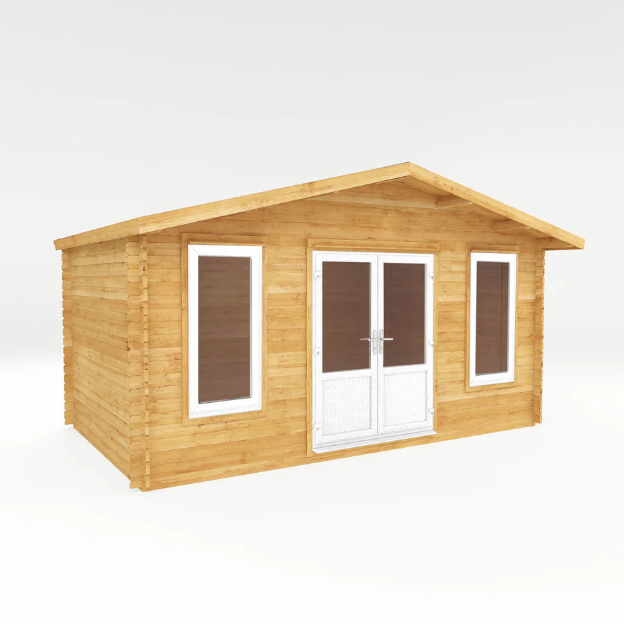 Mercia 44mm Retreat Log Cabin (16x10) (5m x 3m) (SI-006-041-0020 EAN 5029442019192)