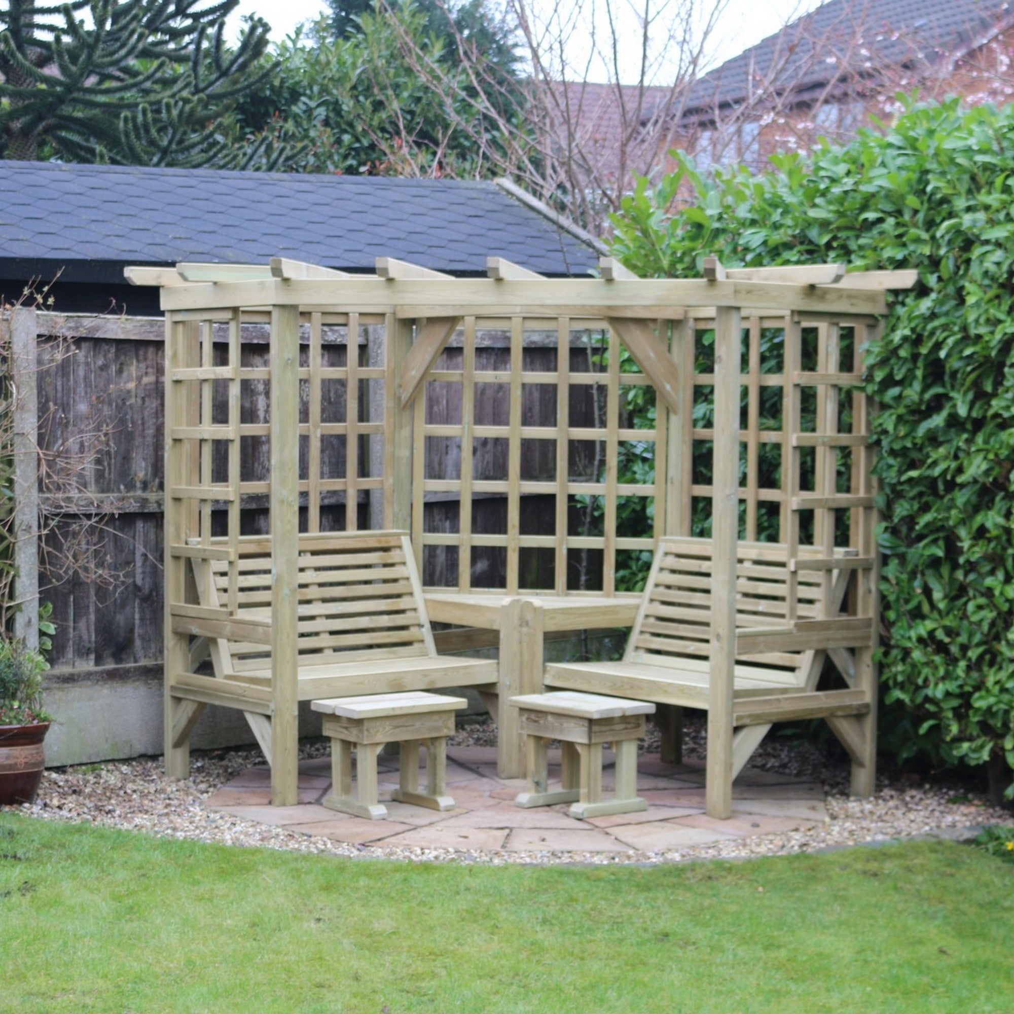 Churnet Valley Clementine Corner Arbour CR101 7435353659019