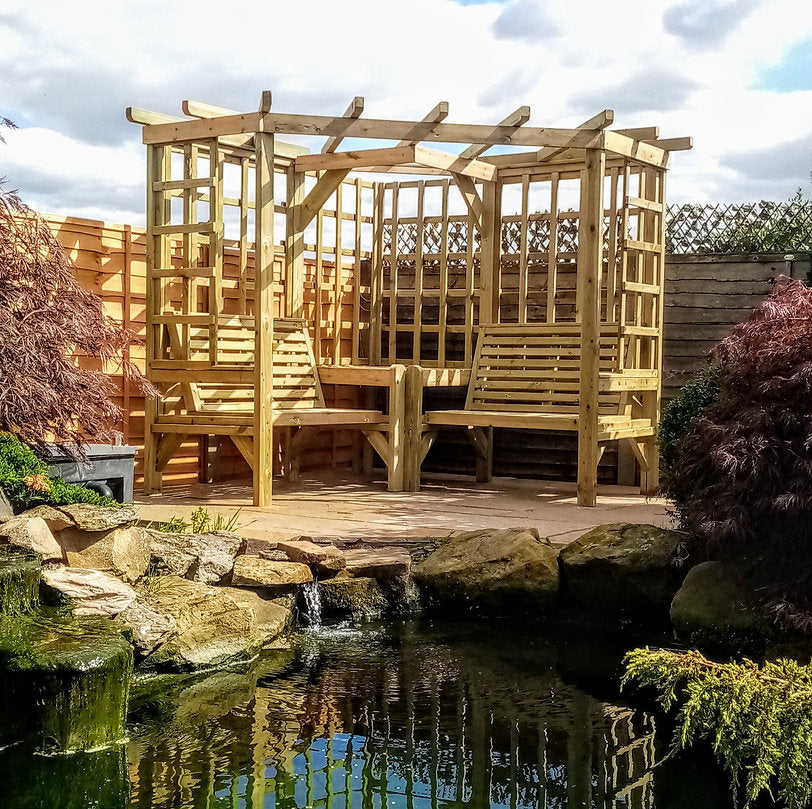 Churnet Valley Clementine Corner Arbour CR101 7435353659019