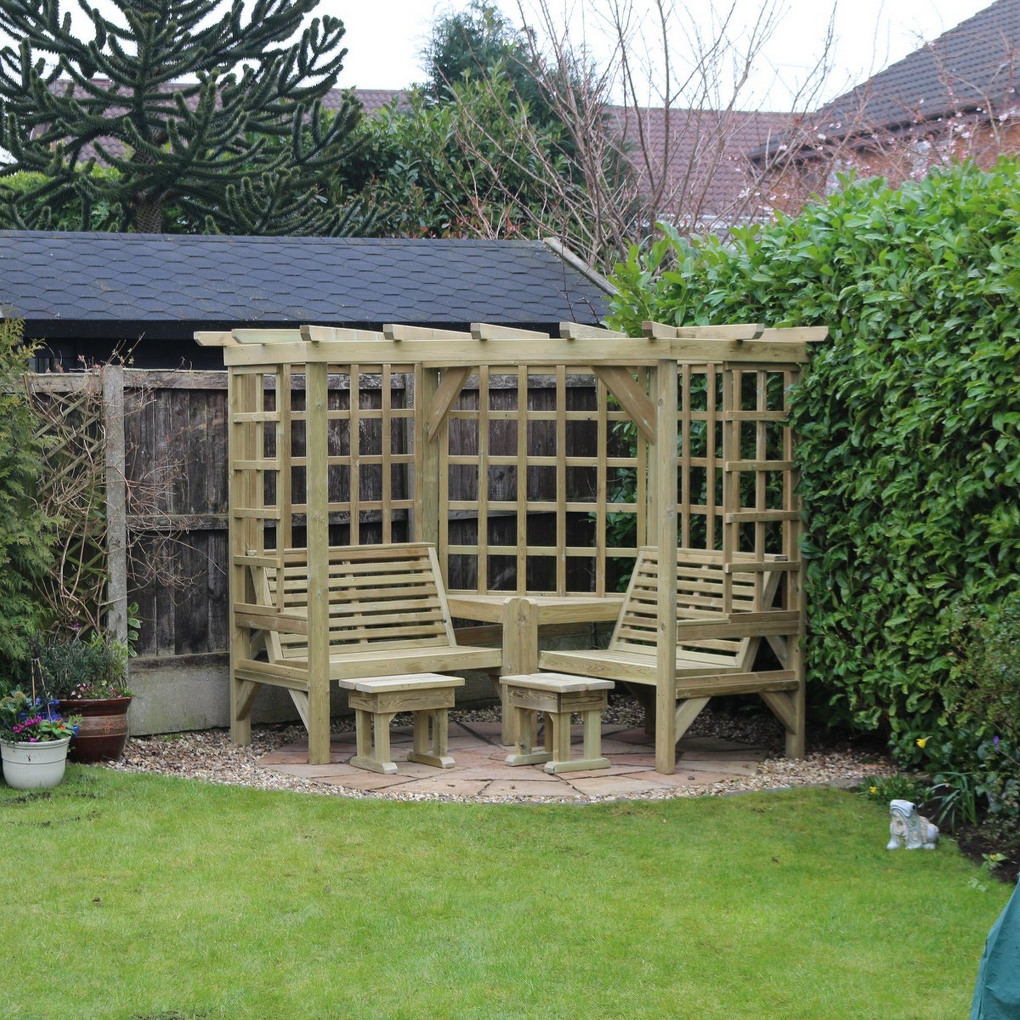 Churnet Valley Clementine Corner Arbour CR101 7435353659019