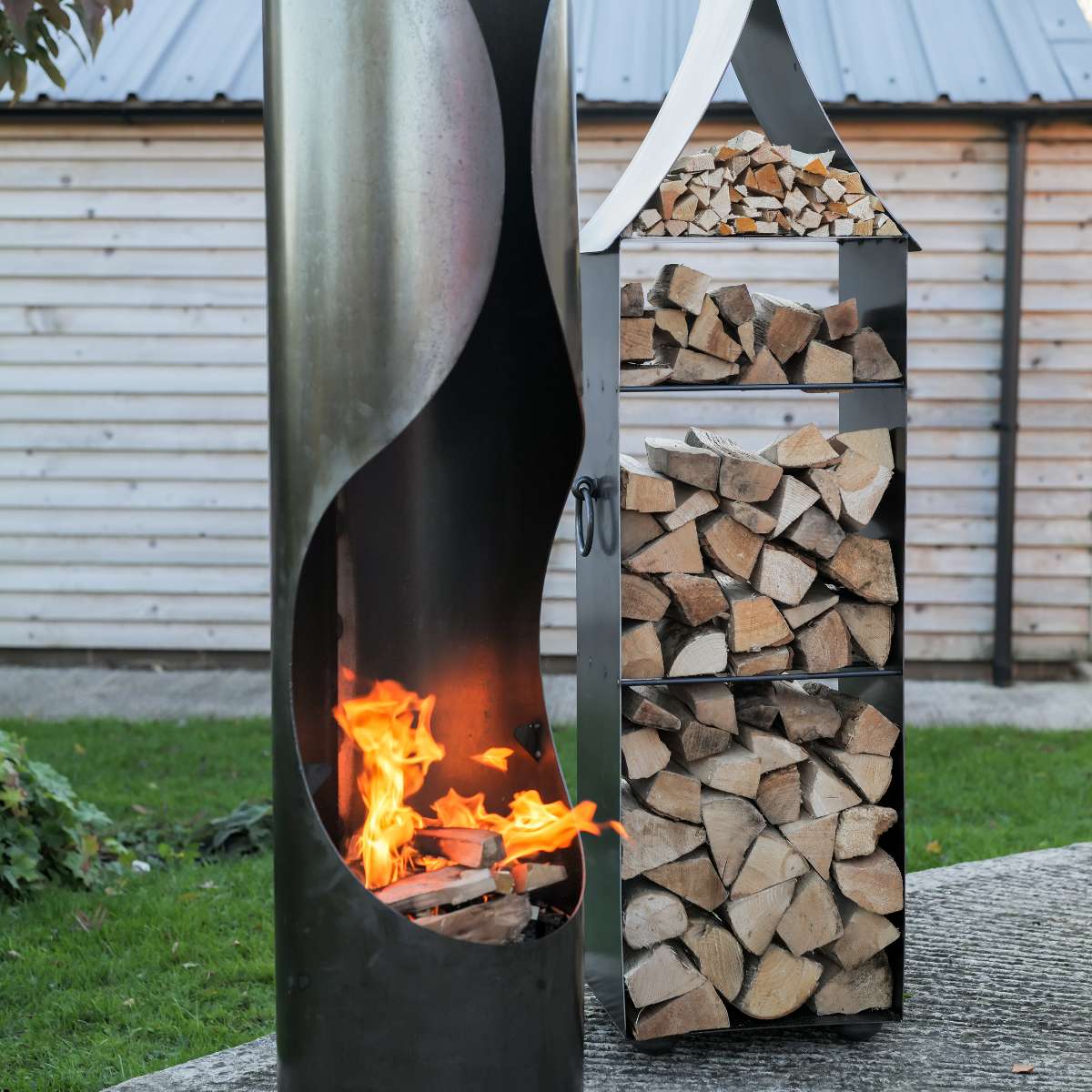 Firepits UK Pagoda Log Store PGDLGST