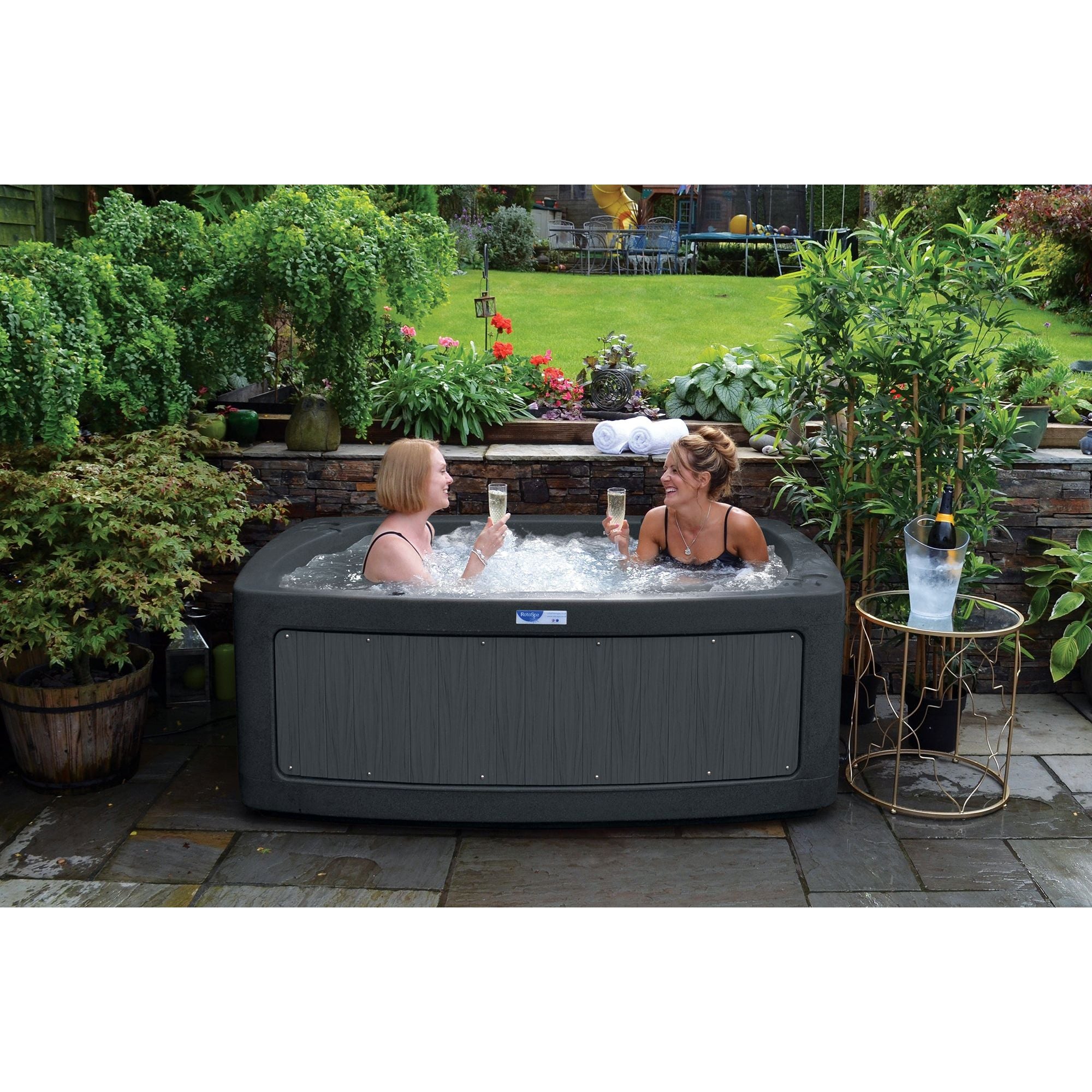 RotoSpa DuoSpa S240 2-3 Person Hydrotherapy Spa Hot Tub