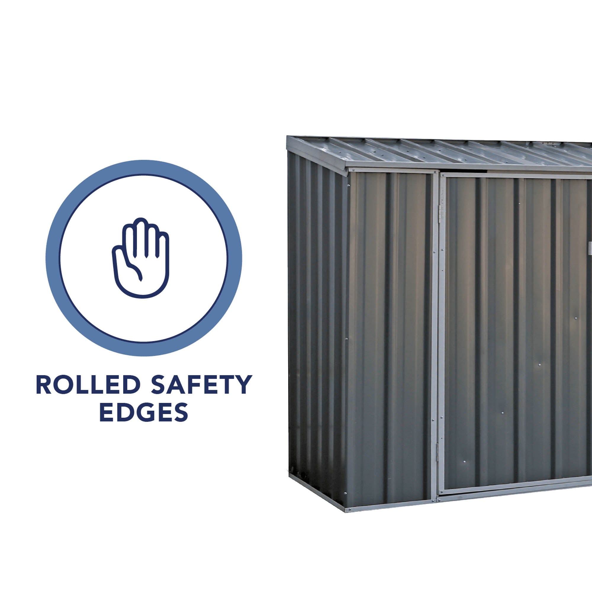 Mercia Absco Metal Bike Store (7x3) (2.26m x 0.78m) (ESDXL20MET129 - EAN 5029442013503)