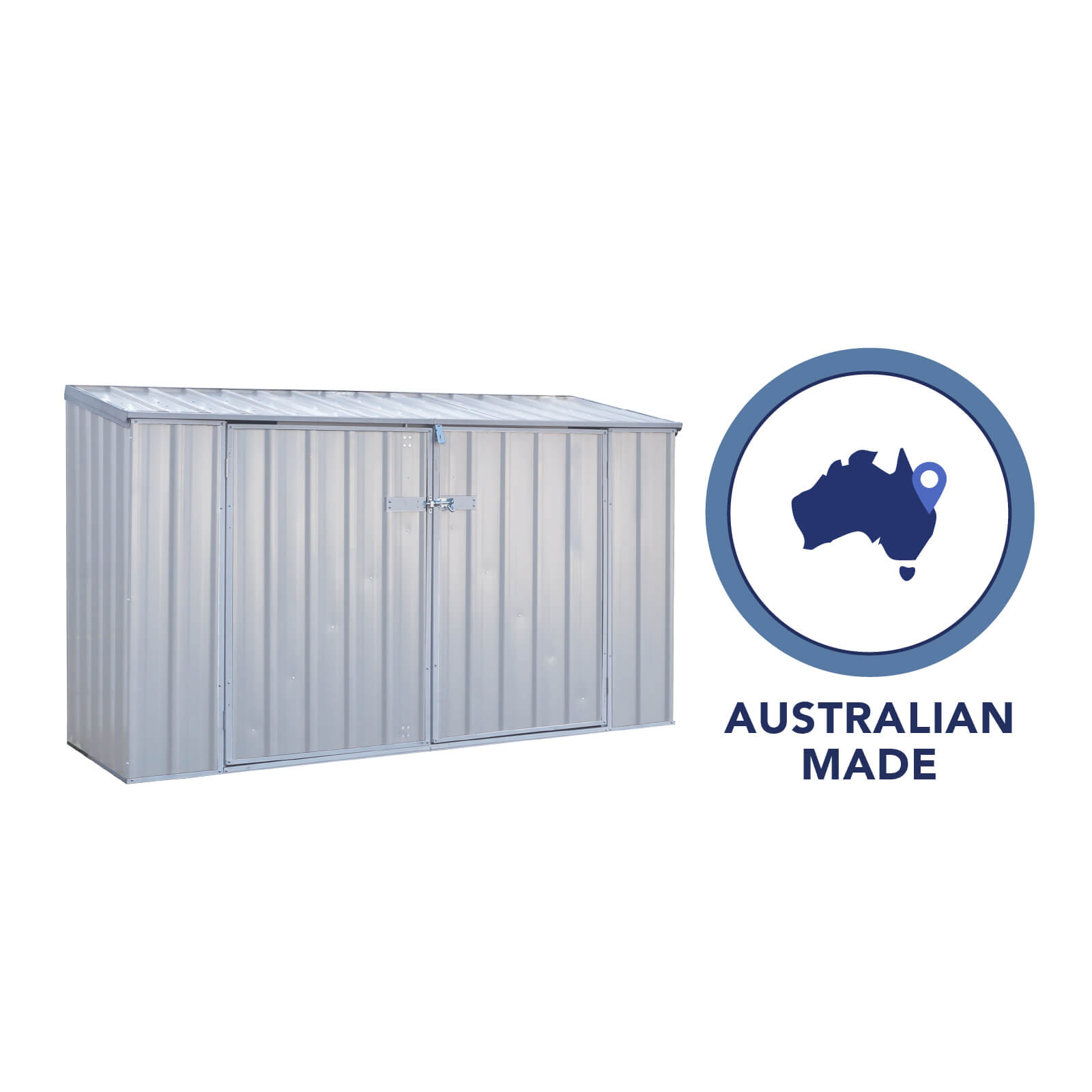 Mercia Absco Metal Bike Store (7x3) (2.26m x 0.78m) (ESDXL20MET130 EAN 5029442018720)