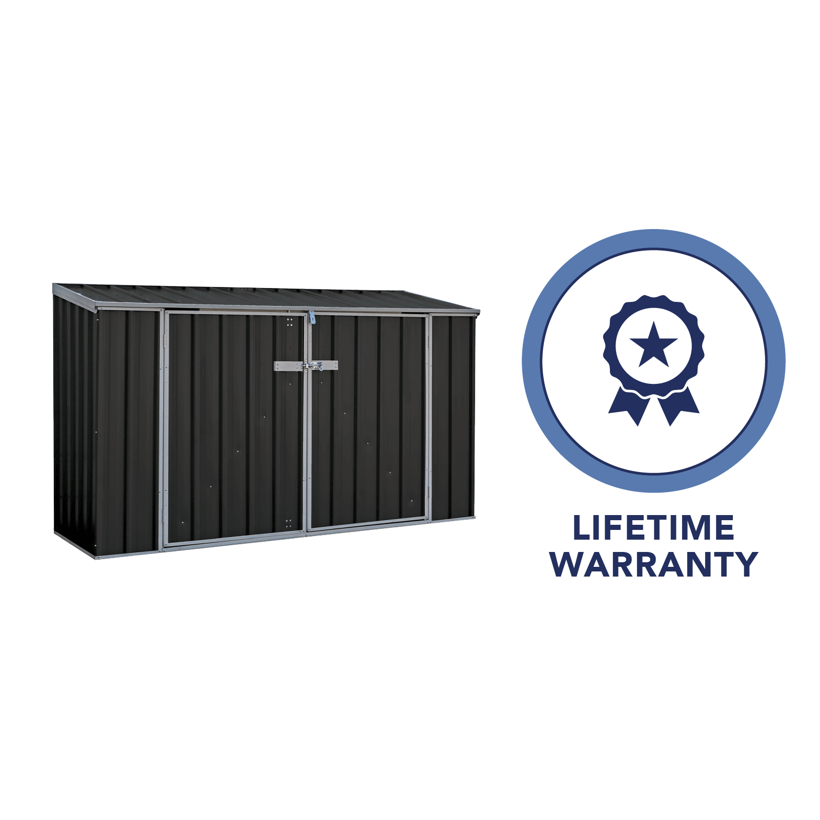 Mercia Absco Metal Bike Store (7x3) (2.26m x 0.78m) (ESDXL20MET132 EAN 5029442018768)