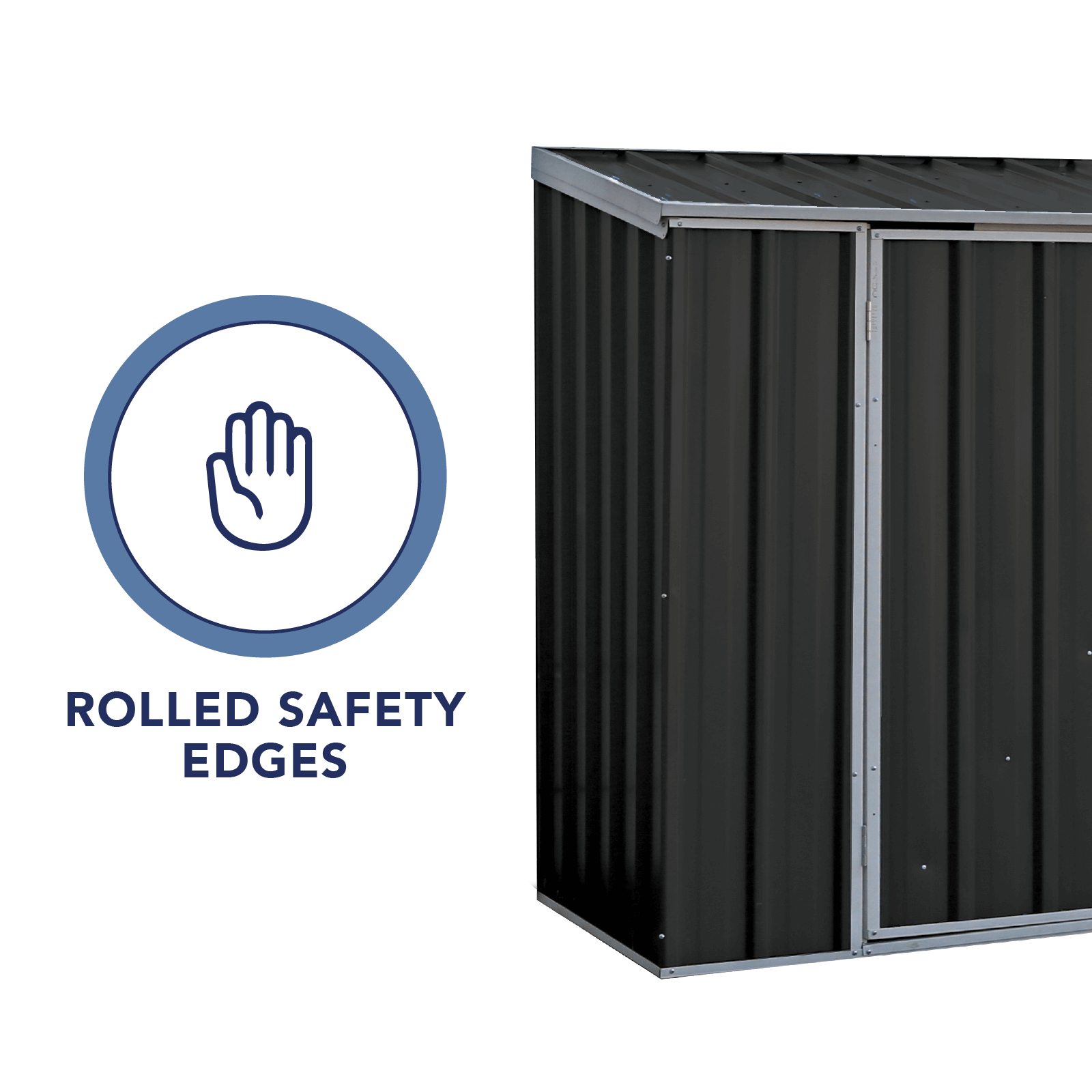 Mercia Absco Metal Bike Store (7x3) (2.26m x 0.78m) (ESDXL20MET132 EAN 5029442018768)