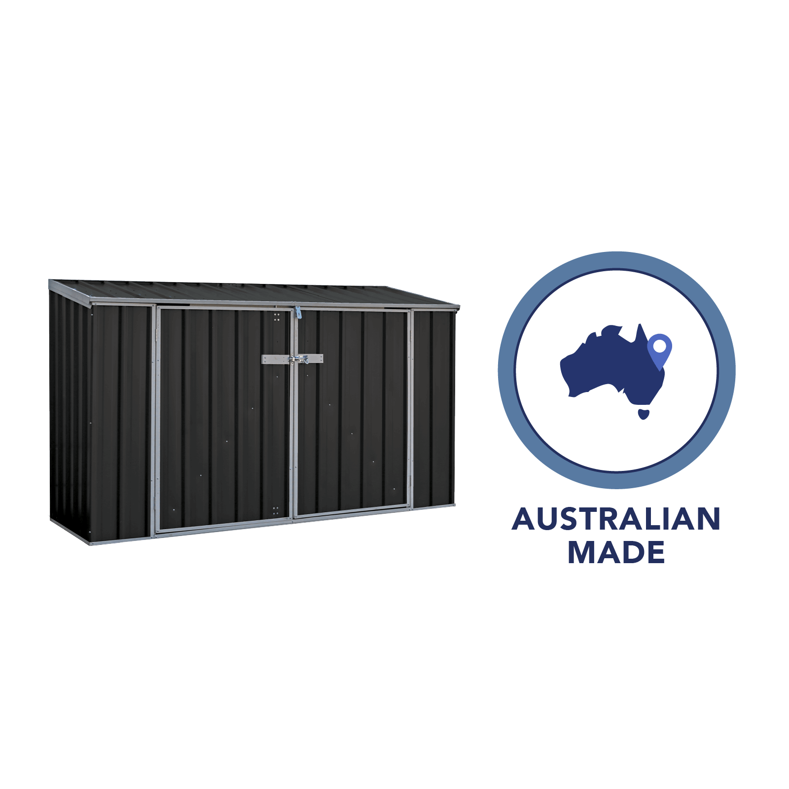 Mercia Absco Metal Bike Store (7x3) (2.26m x 0.78m) (ESDXL20MET132 EAN 5029442018768)