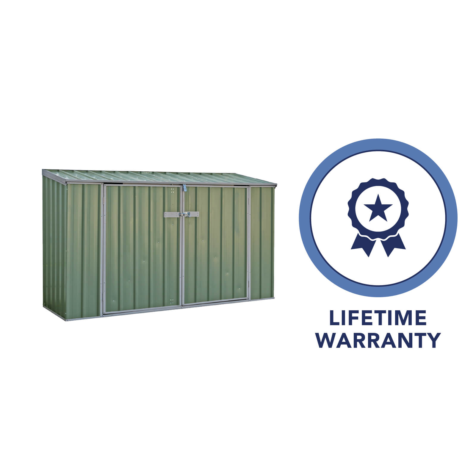 Mercia Absco Metal Bike Store (7x3) (2.26m x 0.78m) (ESDXL20MET131 EAN 5029442018737)