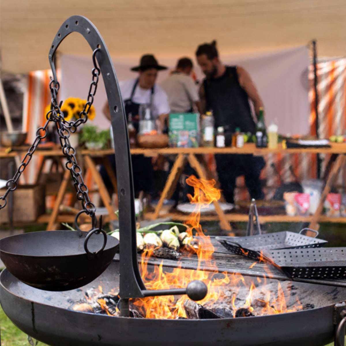 Firepits UK Hanging Arm with Hook HKARM