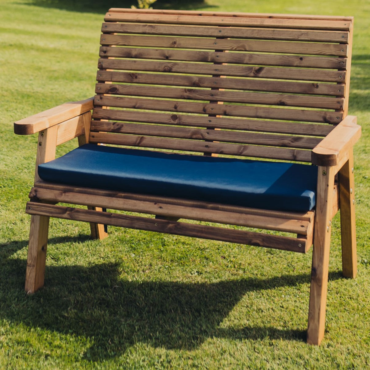Churnet Valley Waterproof Double Seat Cushion in Navy (Seats 2) N2C