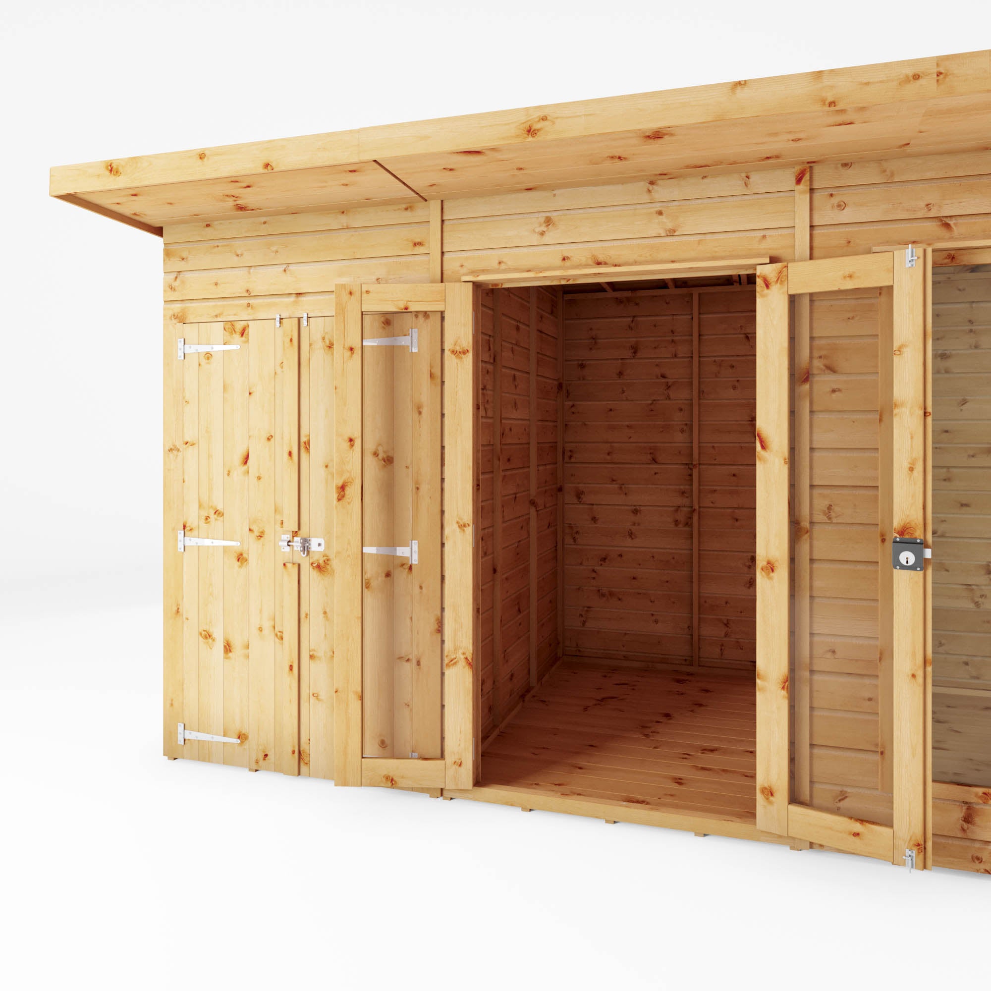 Mercia Maine Summerhouse with Side Shed (14x6) (SI-003-001-0088 - EAN 5029442008721)