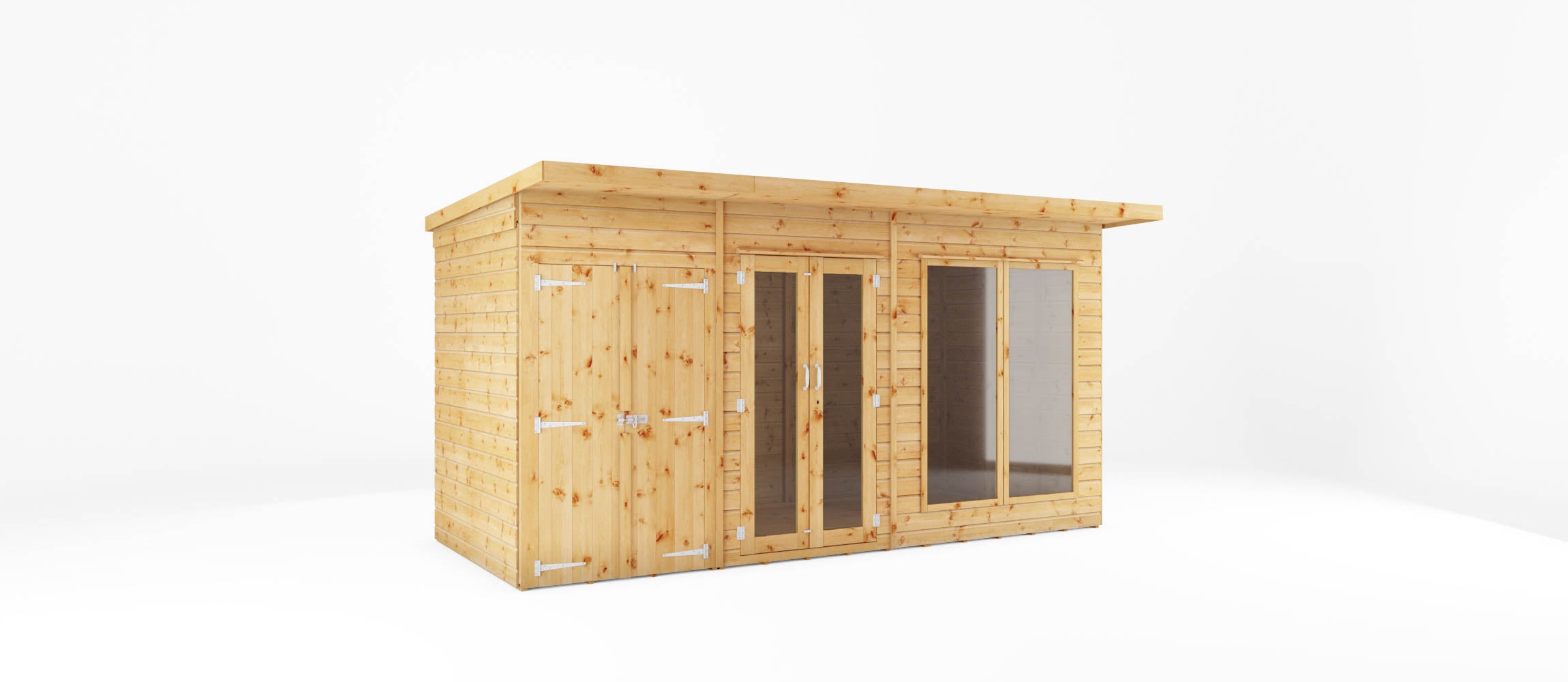 Mercia Maine Summerhouse with Side Shed (14x6) (SI-003-001-0088 - EAN 5029442008721)