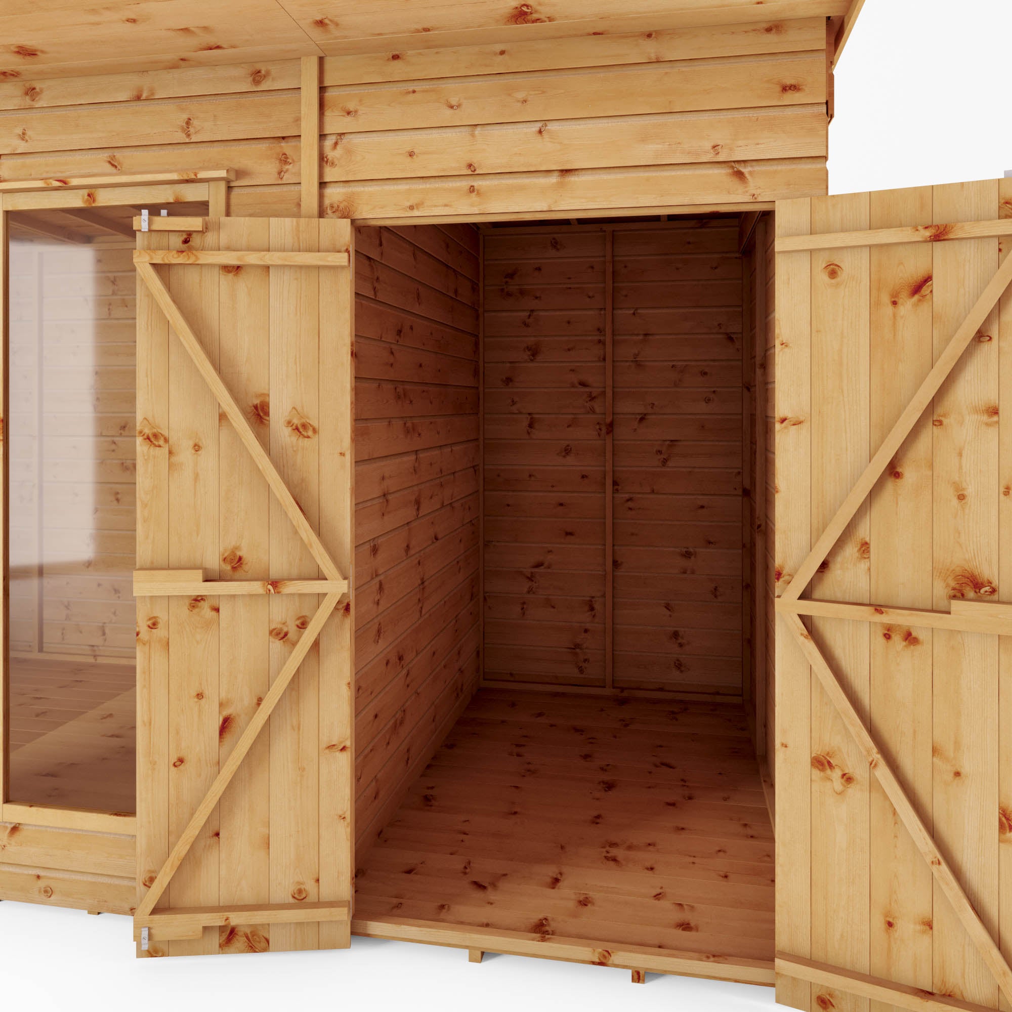Mercia Maine Summerhouse with Side Shed (14x6) (SI-003-001-0088 - EAN 5029442008721)