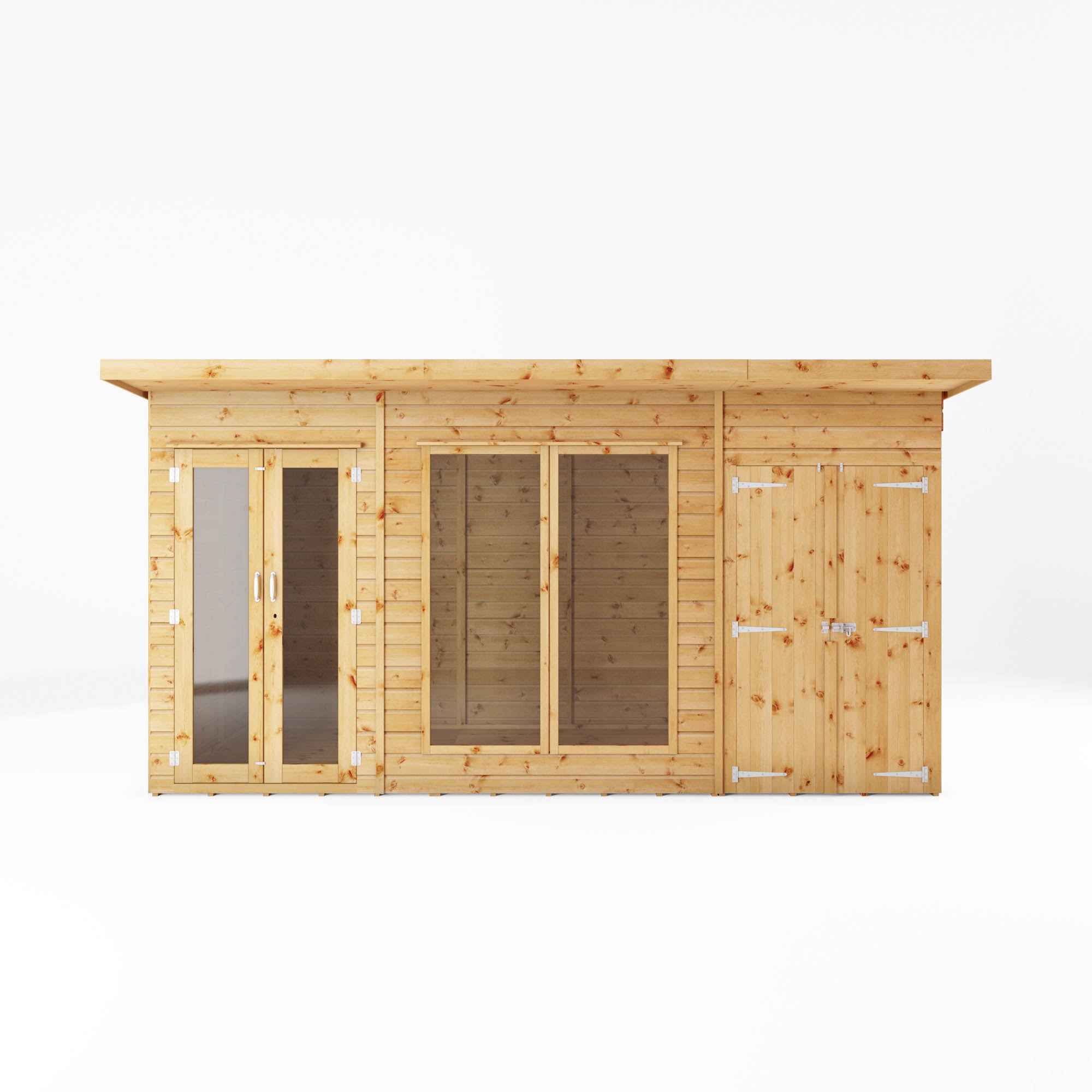Mercia Maine Summerhouse with Side Shed (14x6) (SI-003-001-0088 - EAN 5029442008721)