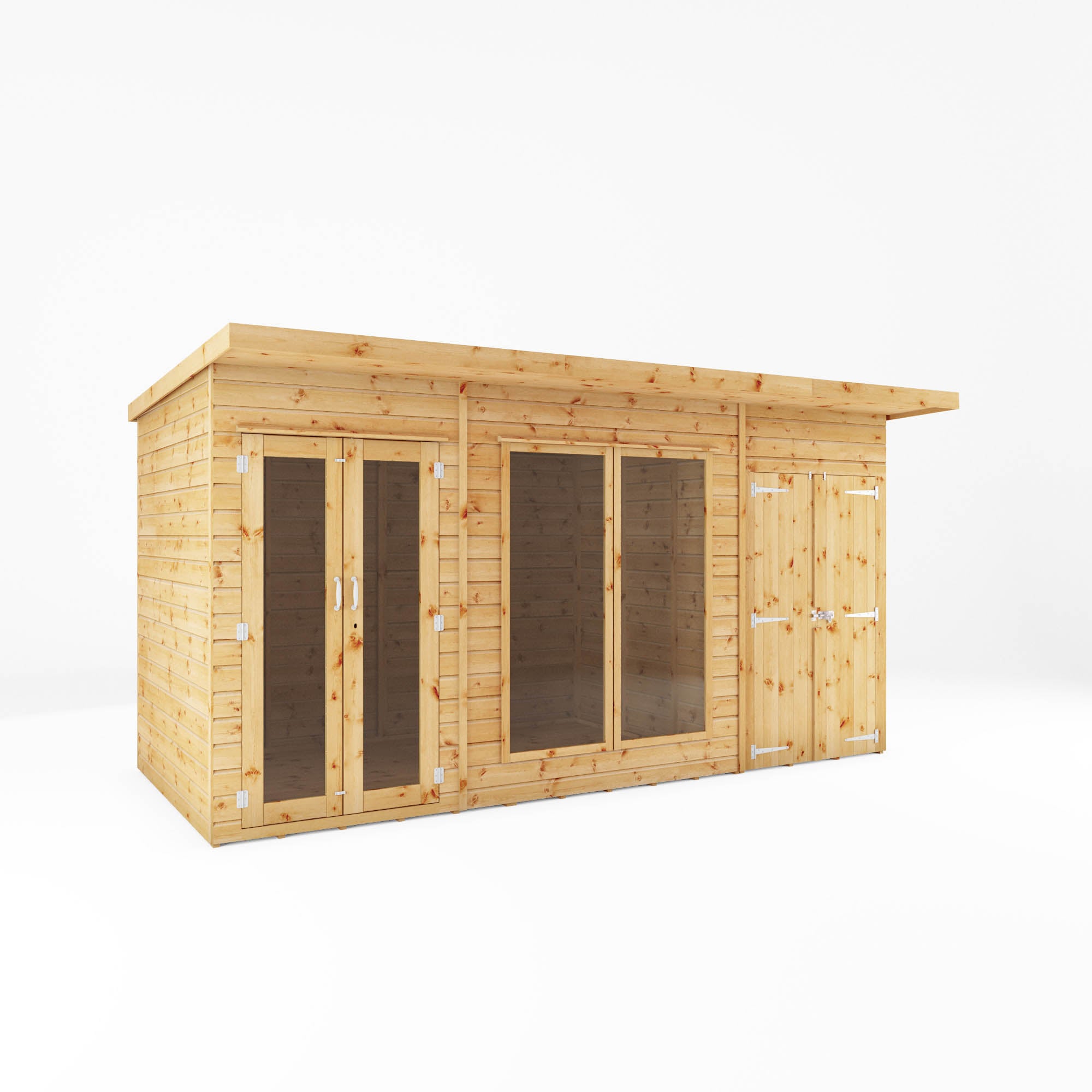 Mercia Maine Summerhouse with Side Shed (14x6) (SI-003-001-0088 - EAN 5029442008721)