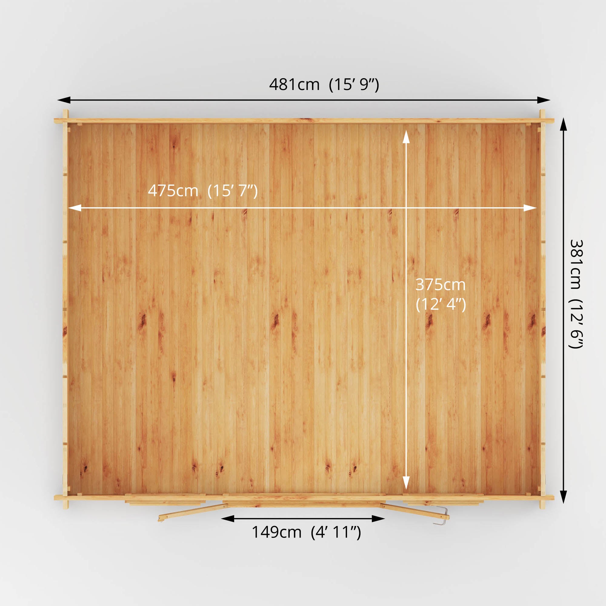 Mercia 34mm Home Office Studio (16x13) (5m x 4m) (SI-006-003-0097 EAN 5029442005737)