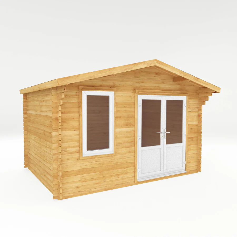 Mercia 44mm Retreat Log Cabin (13x10) (4m x 3m) (SI-006-041-0019 EAN 5029442019079)