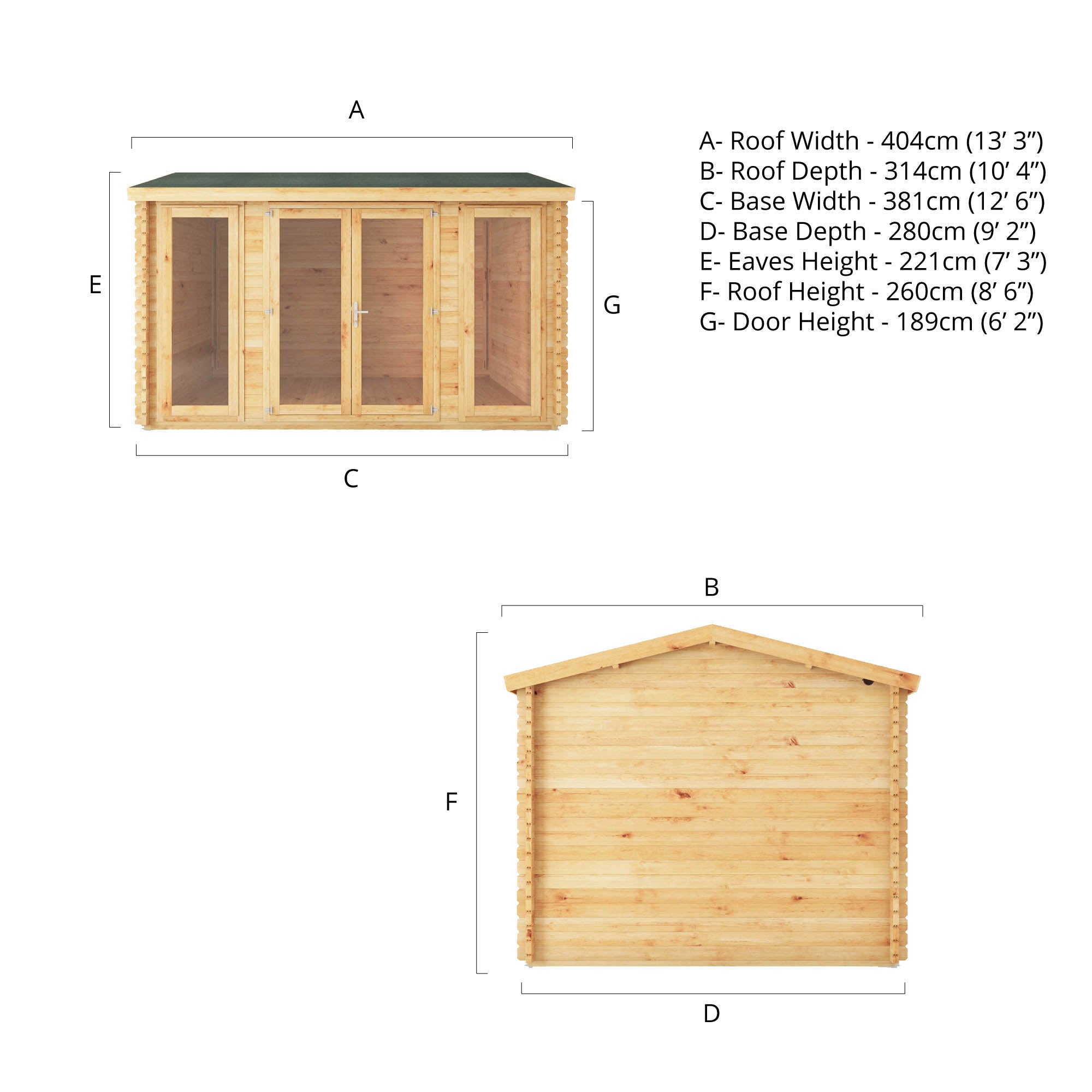 Mercia 44mm Home Office Studio (13x10) (4m x 3m) (SI-006-004-0101 EAN 5029442005690)