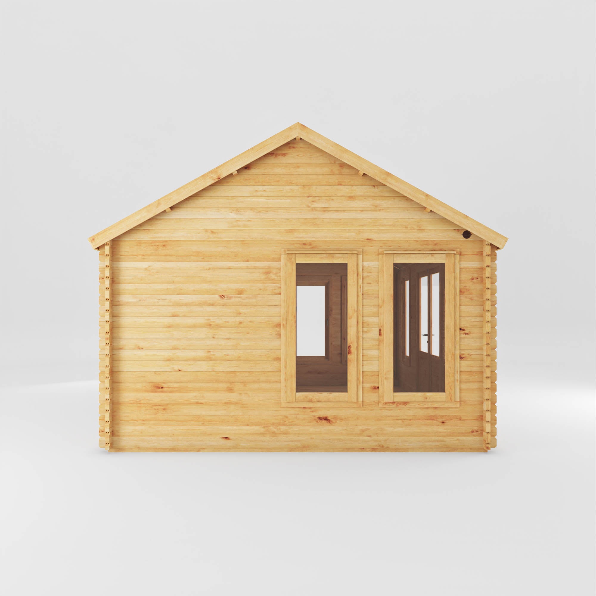 Mercia 44mm Clock Tower Log Cabin (17x13) (5.3m x 4m) (SI-006-004-0103 EAN 5029442019857)