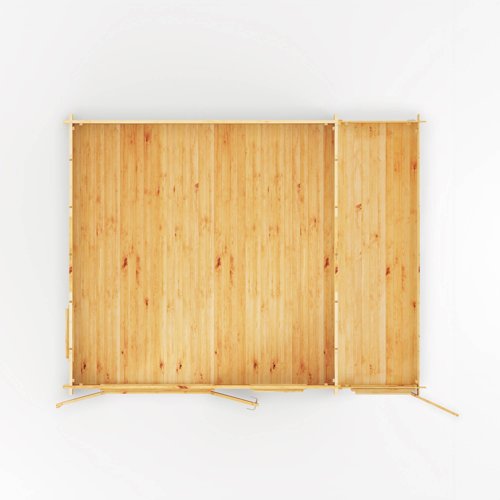 Mercia 44mm Home Office Elite With Side Shed (17x13) (5.1m x 4m) (SI-006-004-0107 EAN 5029442019543)