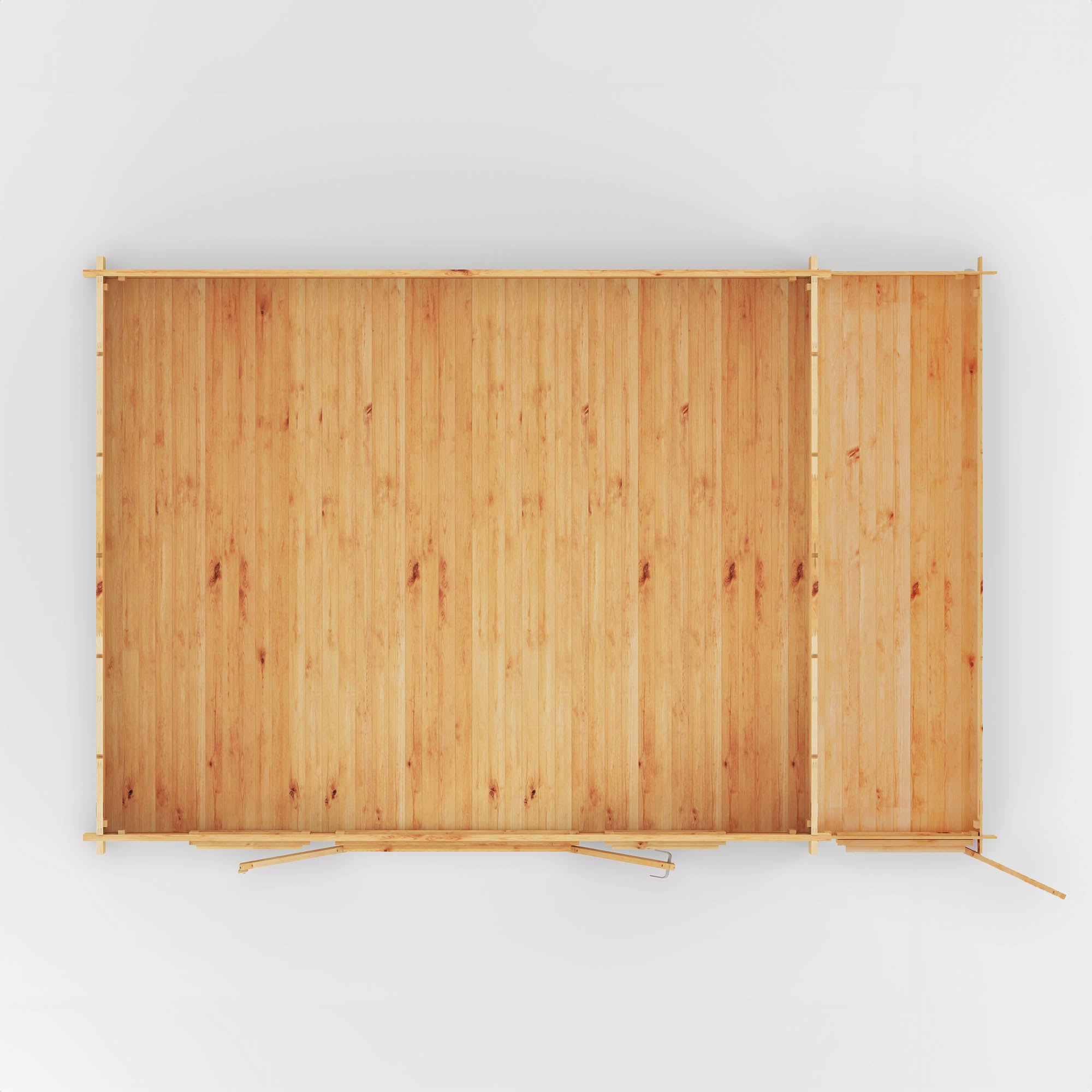 Mercia 44mm Home Office Studio With Side Shed (20x13) (6.1m x 4m) (SI-006-004-0108 EAN 5029442019758)